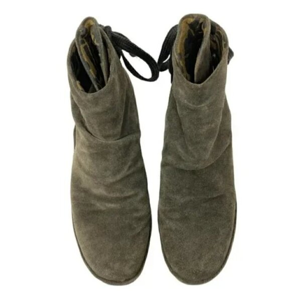 Fly London Yama Slouch Suede Wedge Ankle Boots - Size 7 - Picture 5 of 9